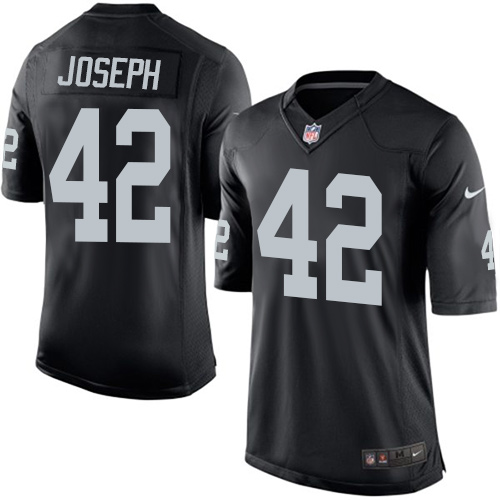Youth Elite Karl Joseph Nike Jersey Black Home - #42 NFL Oakland Raiders